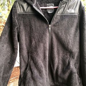 Black North Face Fleece with Hood